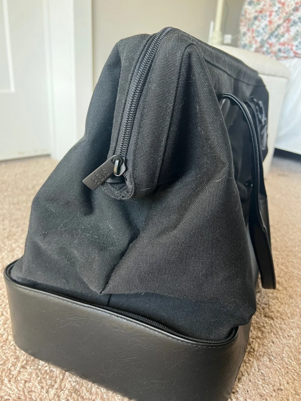 Beis Weekender Bag in Black - Picture 3 of 11